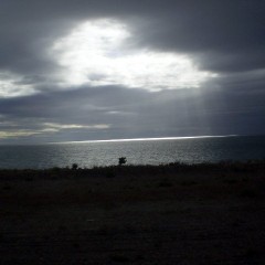 Atarceder en el Lago Pueyrredón