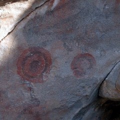 Pinturas rupestres en el Cerro de los Indios